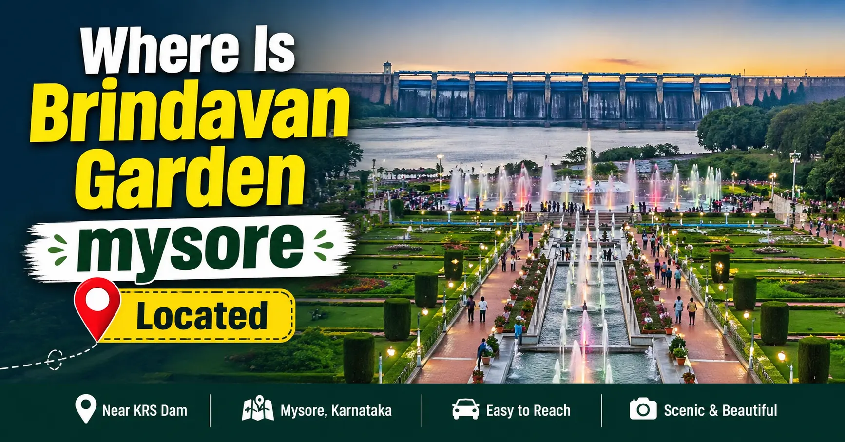 Where Is Brindavan Garden Located
