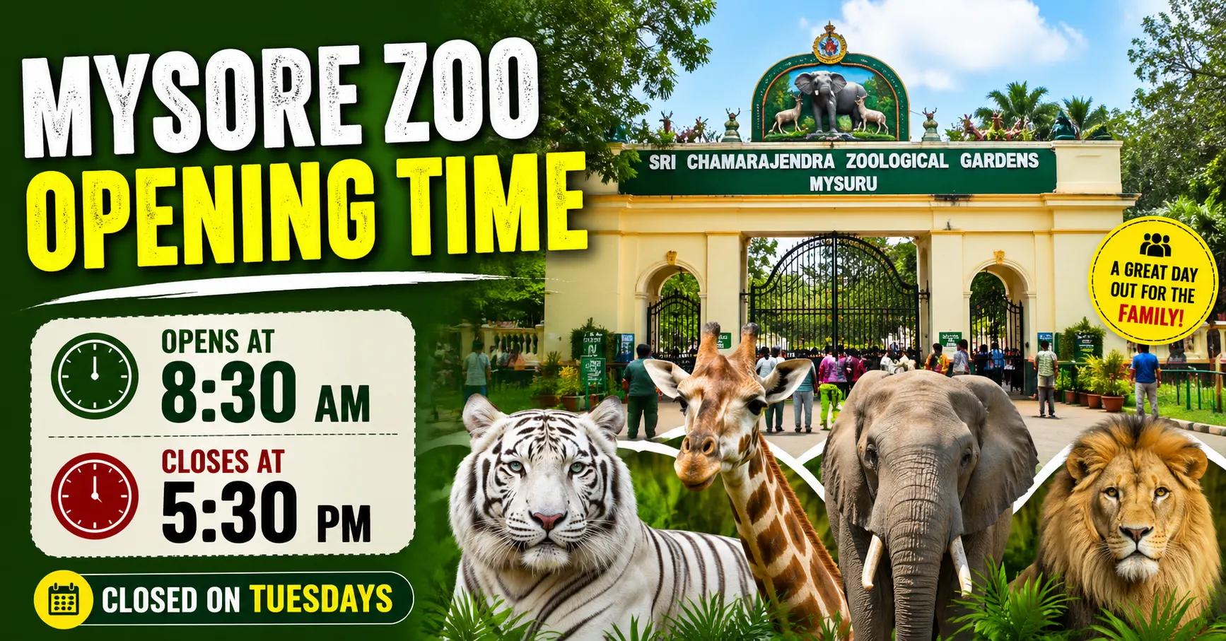 Mysore Zoo Opening Time