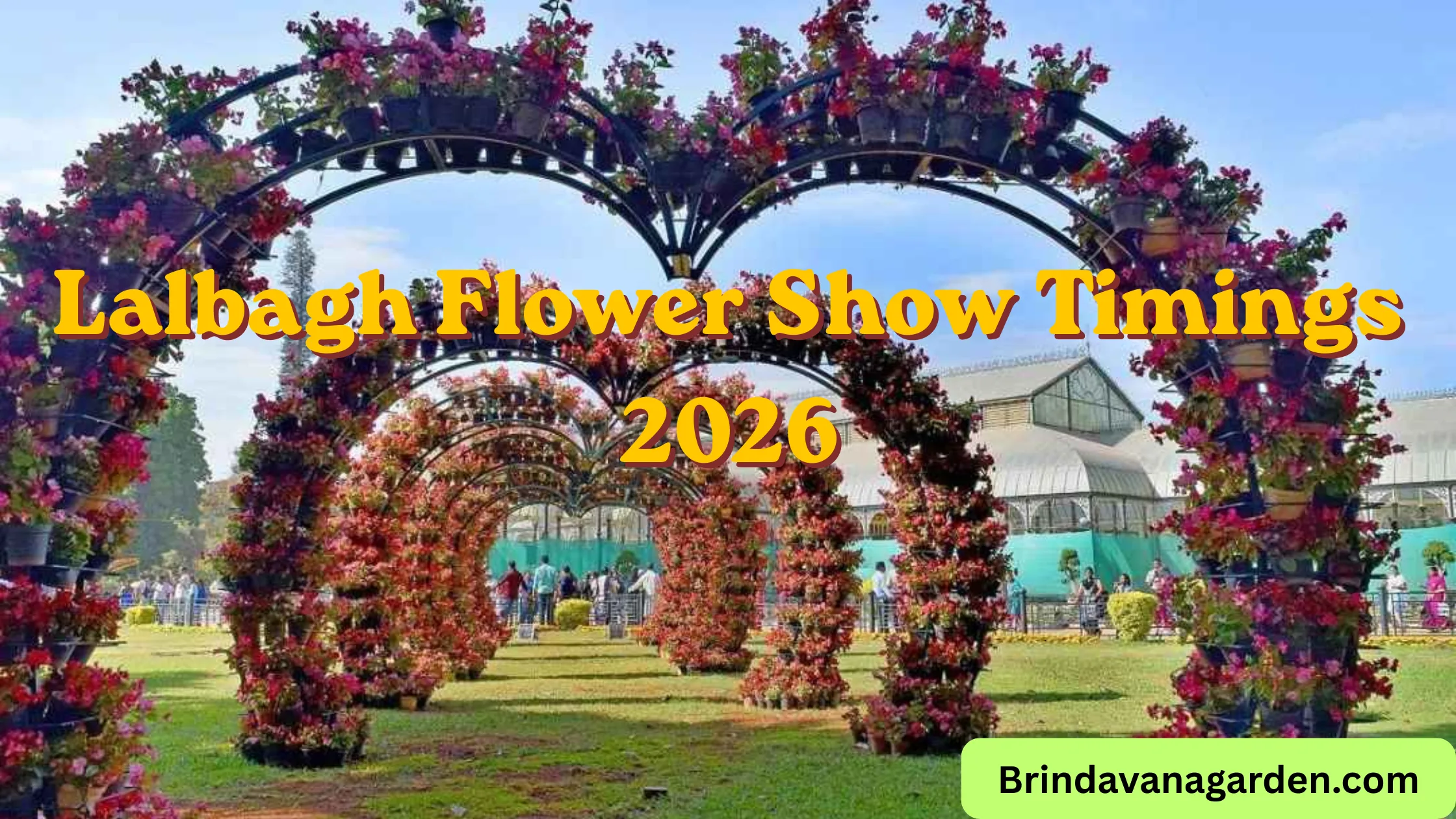 Lalbagh Flower Show Timings