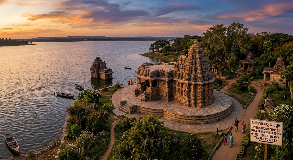 Lesser Known Temples Near Brindavan Gardens