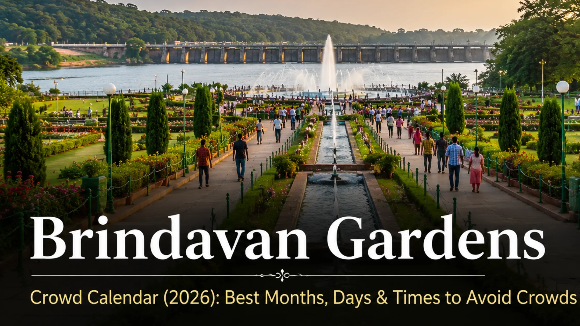 Brindavan Gardens Crowd Calendar