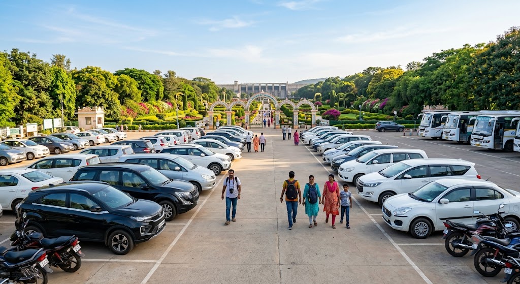 Brindavan Gardens Parking