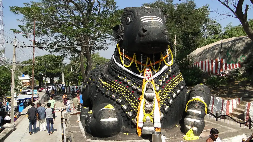 Nandi (Bull) on Chamundi Hills