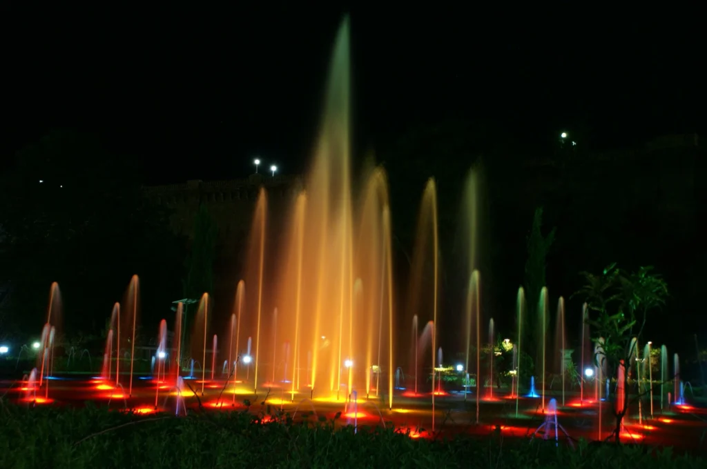 Brindavan Gardens fountain show