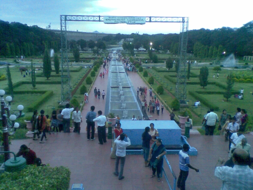 Brindavan Gardens entrance