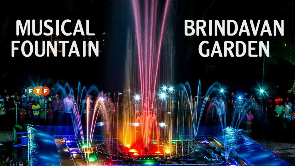 Brindavan Gardens musical fountain show