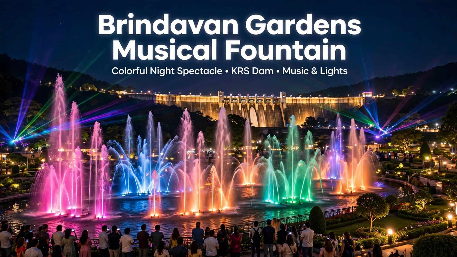 Brindavan Gardens Musical Fountain